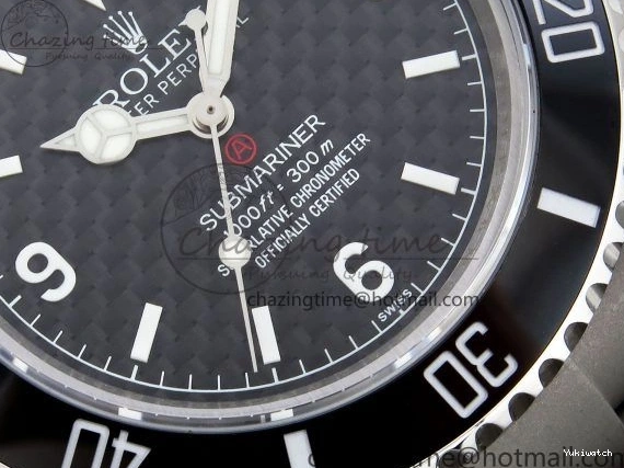 Best SA3130 Ceramic Sandblasted Edition Bracelet JDF Submariner SS Black Carbon Dial Dial Bezel on 0522